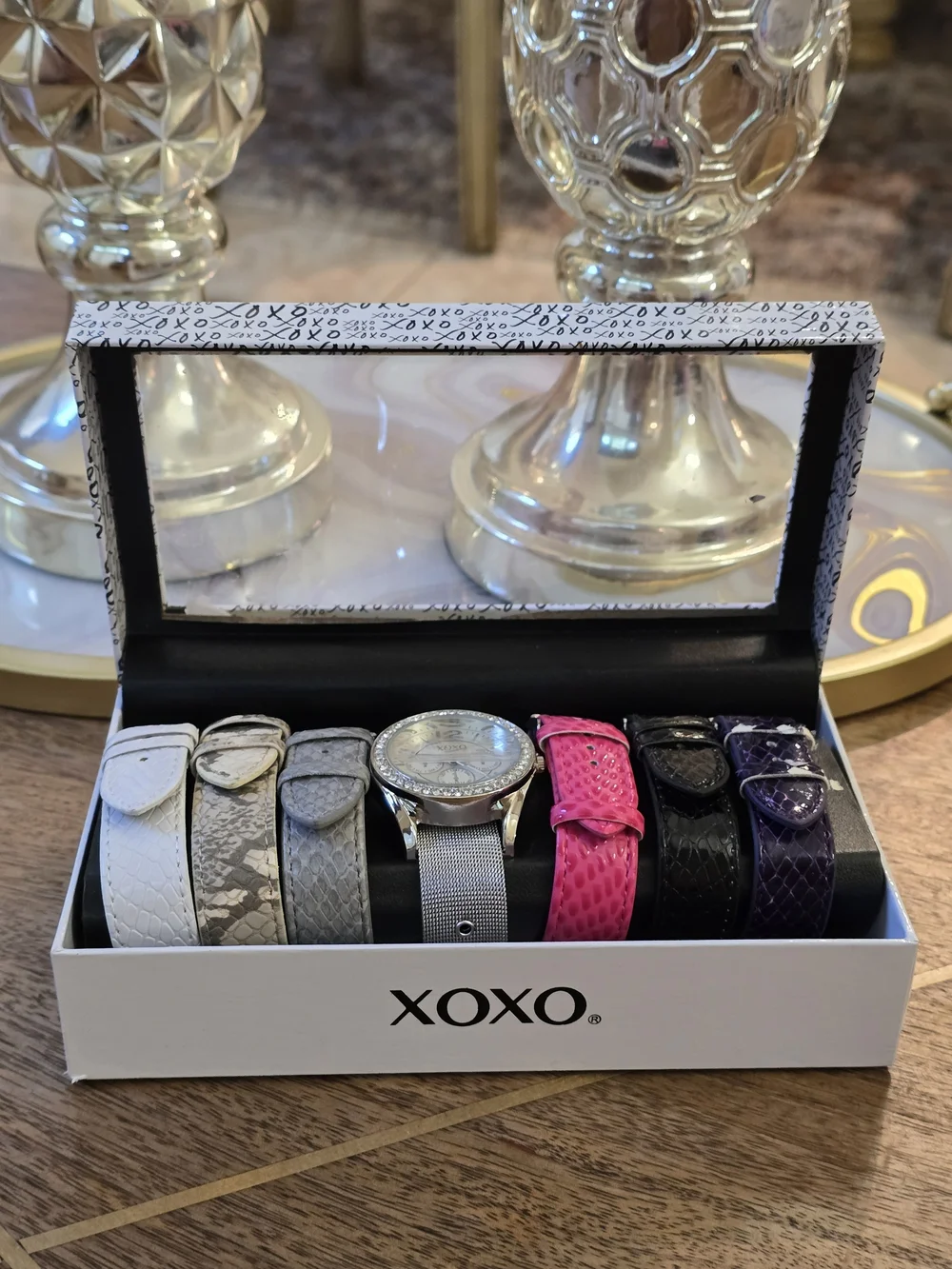 XOXO watch with 6 different straps #watch #strapswap Women Watch